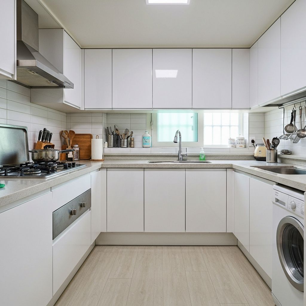 주방 청소 청소 후